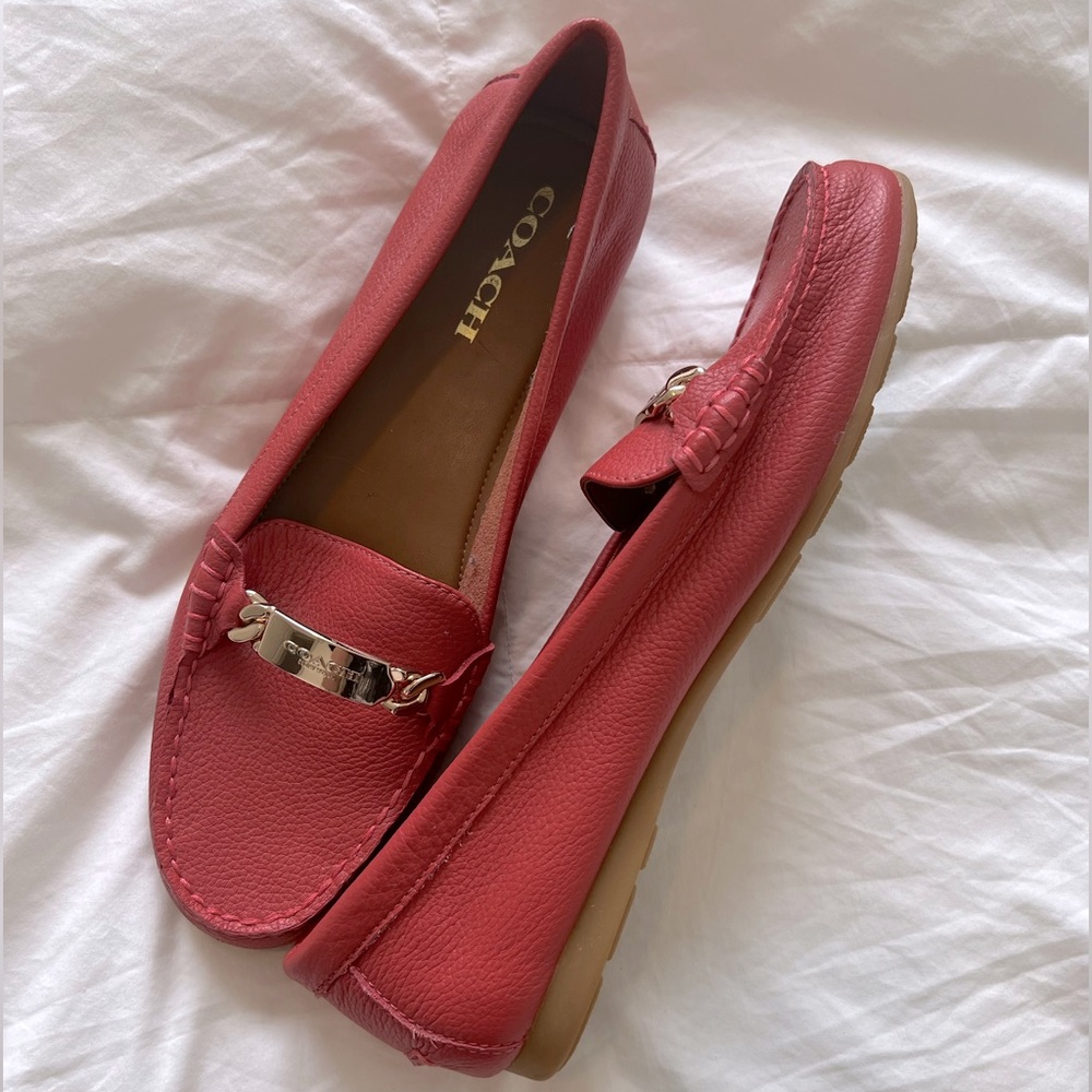 Coral Loafers by Coach